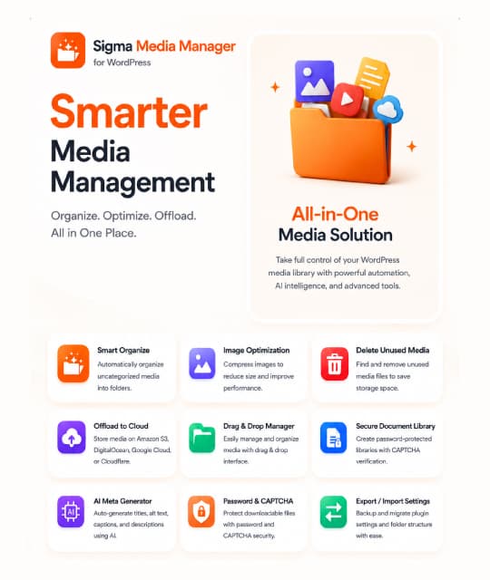 Sigma Media Manager interface preview