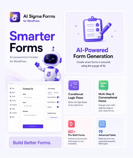 Sigma Forms interface preview