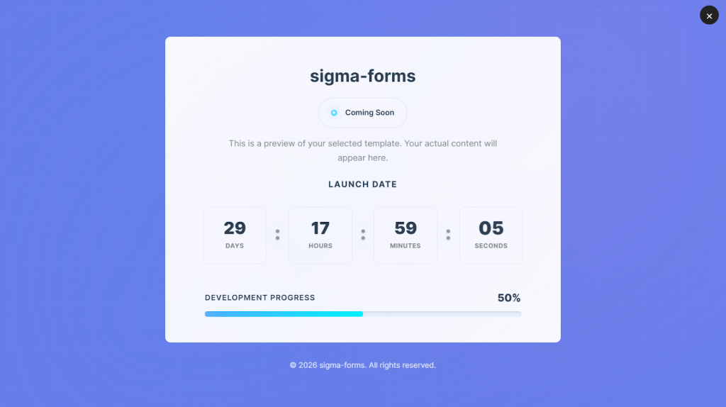 Bold &amp; Colorful - Best Coming Soon Page Templates for WordPress