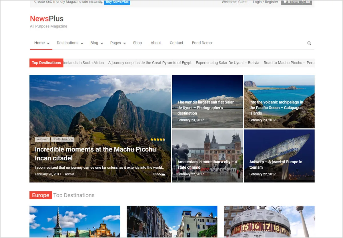 40+ Creative and AdSense Optimized WordPress Themes