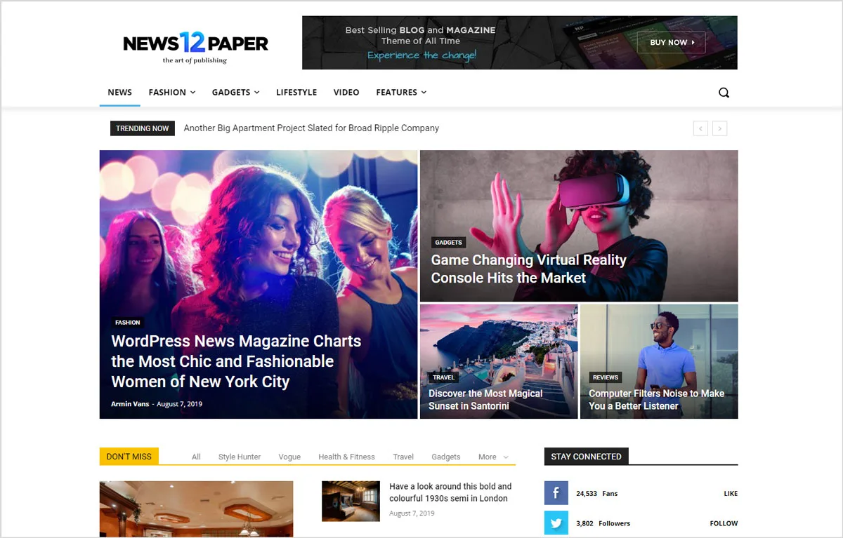 40+ Creative and AdSense Optimized WordPress Themes