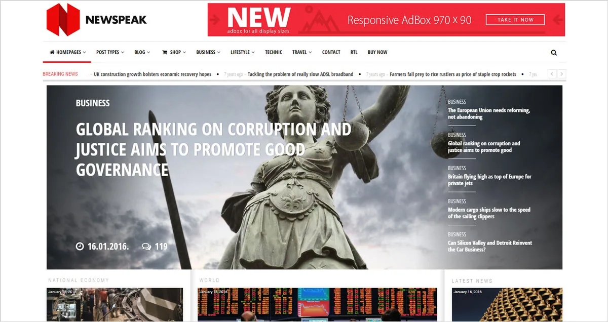40+ Creative and AdSense Optimized WordPress Themes