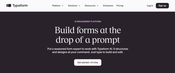 Typeform - Best Alternatives to Jotform
