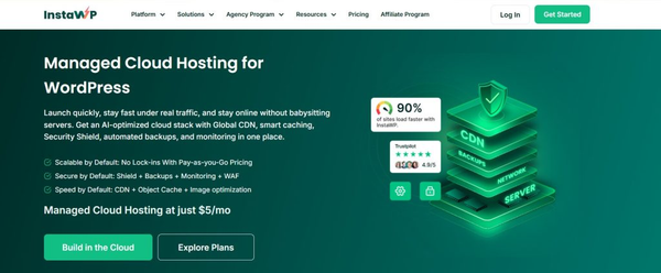 Managed cloud hosting for WordPress