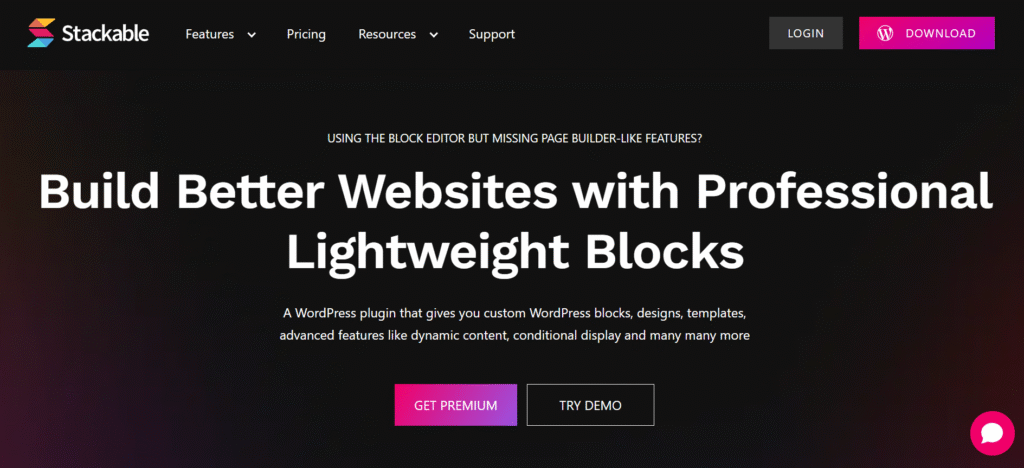 Stackable - Best Gutenberg Builder Stackable - Best Gutenberg Builder