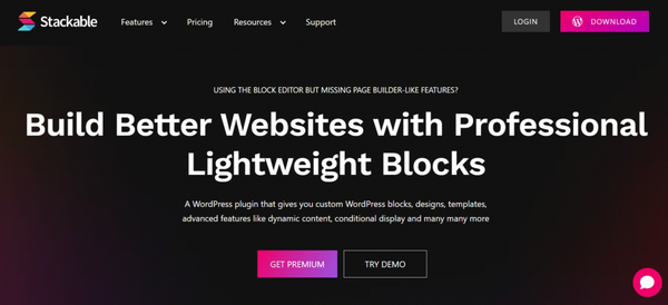 Stackable - Best Gutenberg Builder