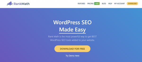 RankMath SEO plugin for WordPress
