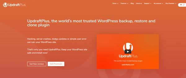 UpdraftPlus backup plugin for WordPress
