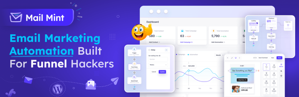 Mail Mint email marketing plugin banner