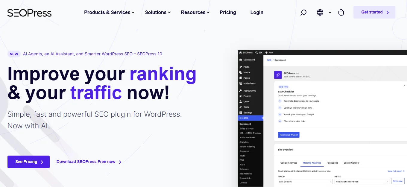 SEOPress plugin interface