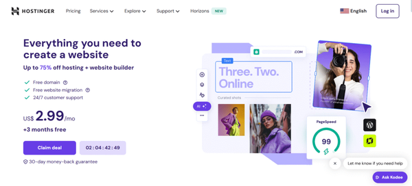 Hostinger - Best WordPress Cloud Hosting Hostinger - Best WordPress Cloud Hosting