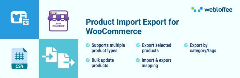 Product Import Export Plugin for WooCommerce Product Import Export Plugin for WooCommerce