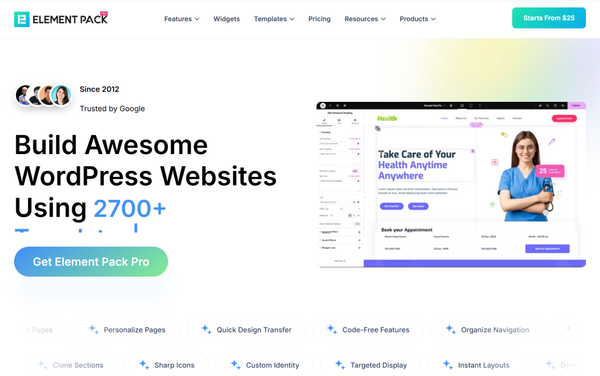 Element Pack Pro - Best Element Page Builder for WordPress Blog Themes