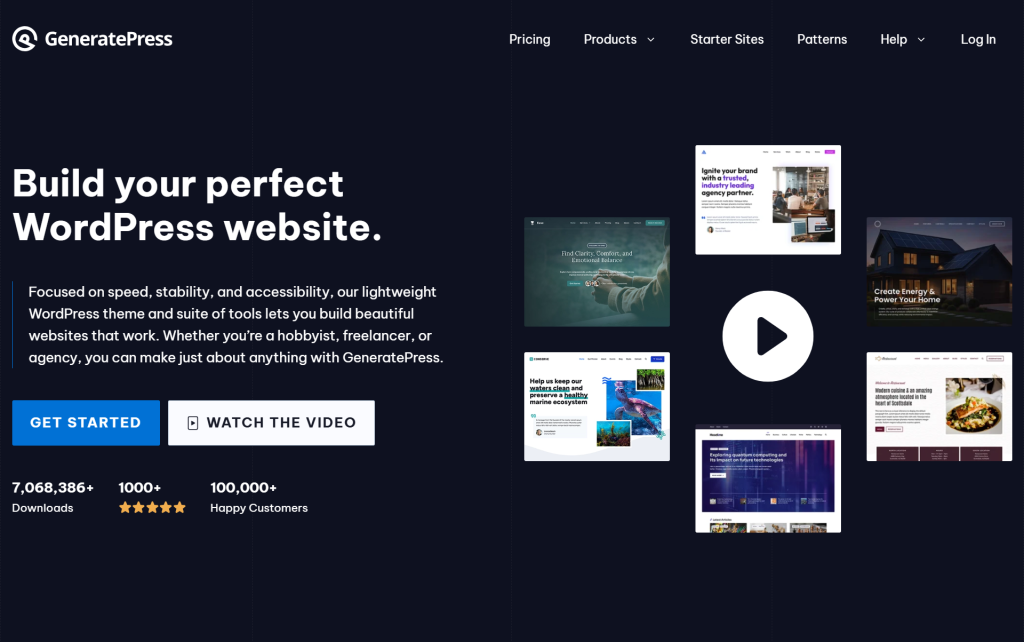 GeneratePress - Best WordPress Themes for Blogs