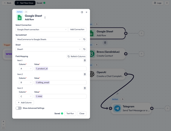 test your workflow