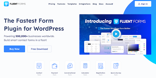 fluent form calculator