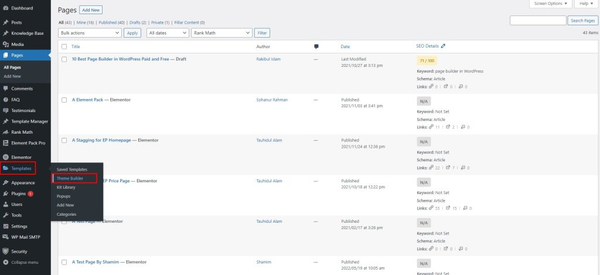 Create sticky header with Elementor Pro