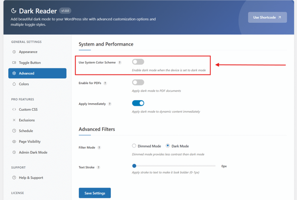 Auto System Detection Auto System Detection