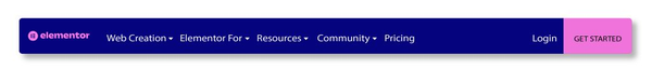 Elementor Pro interface