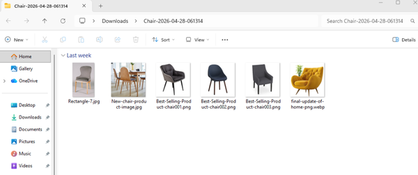 export images WordPress