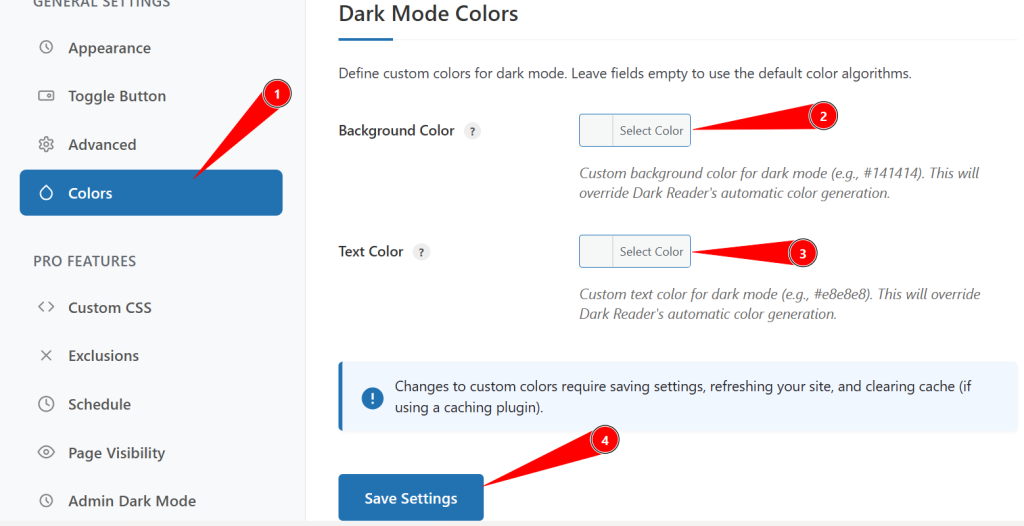Text Color