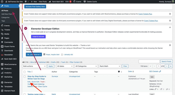 Add an Anchor to a Gutenberg Classic Editor Block
