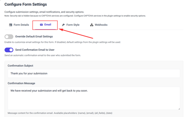 Email Notifications