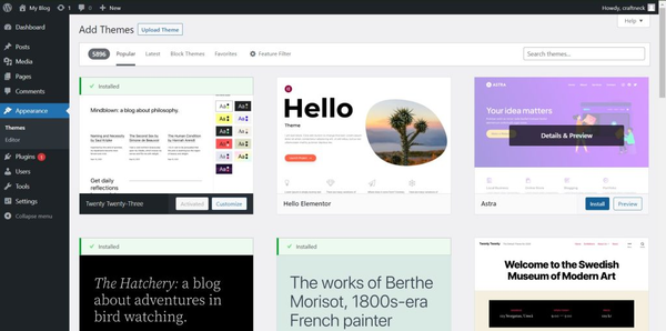 Installing astra theme o9n wordpress Installing astra theme o9n wordpress