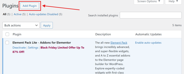 Install the plugin