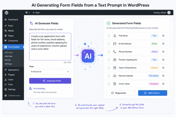Advance Form Creation with AI