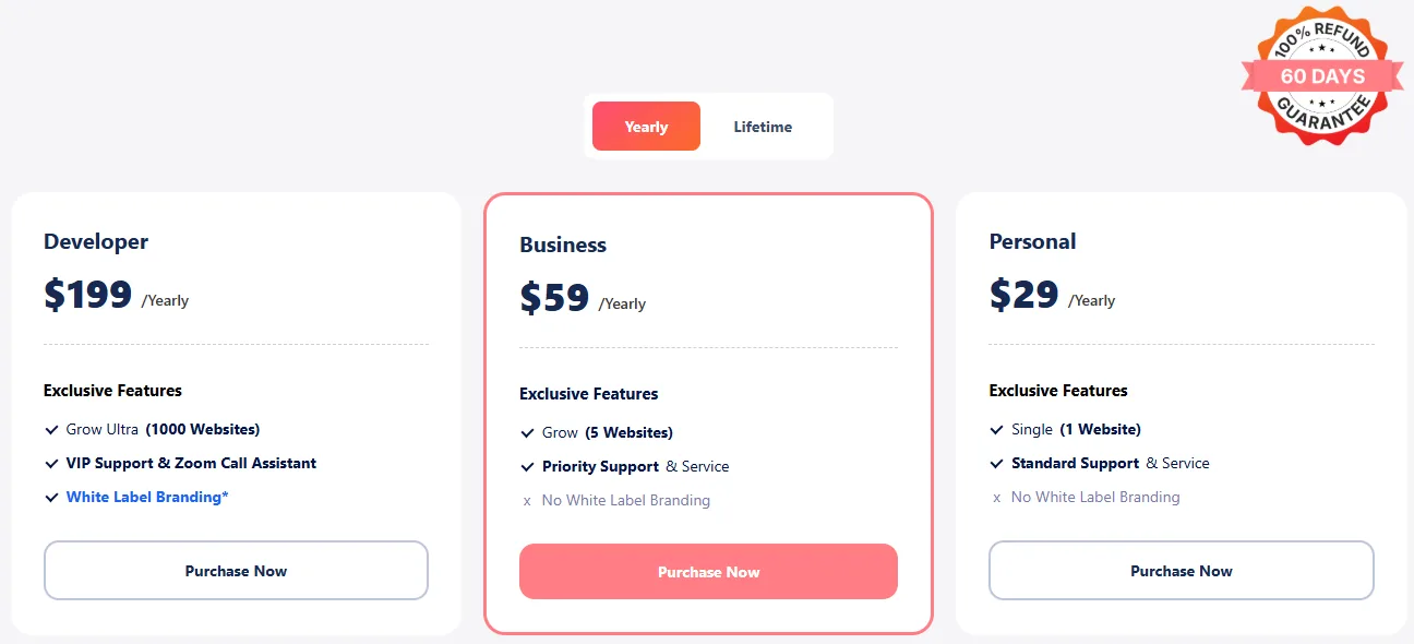 Prime Slider Pro pricing plans