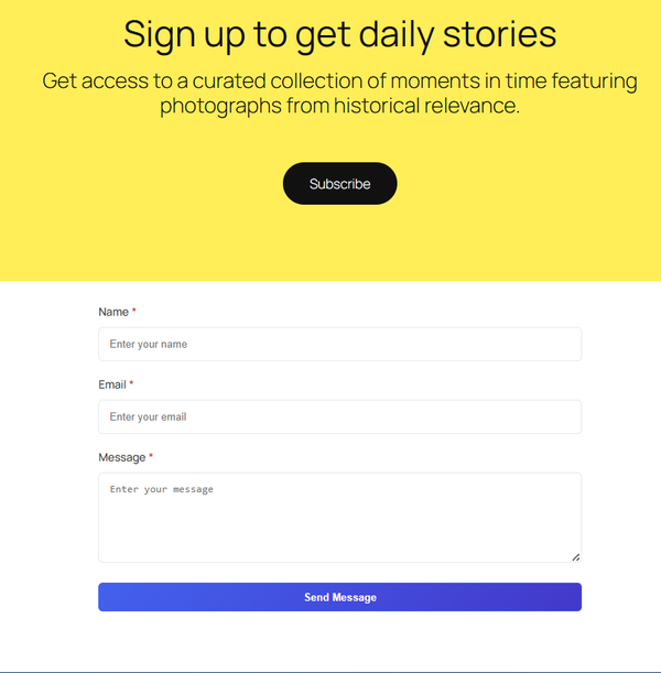 Save or publish the page, then preview it to make sure the form appears.