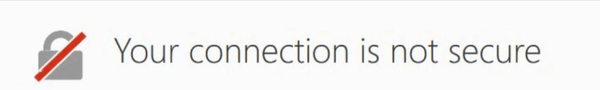 wordpress not secure message