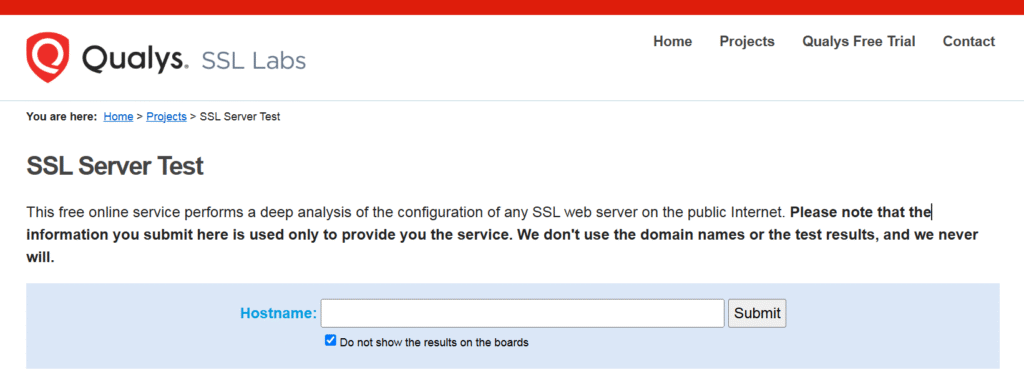 Verify the Status of Your SSL Certificate with Qualys SSL Labs Verify the Status of Your SSL Certificate with Qualys SSL Labs
