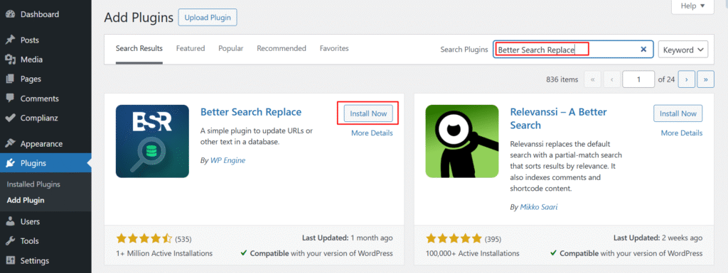 Search for Better Search Replace Search for Better Search Replace