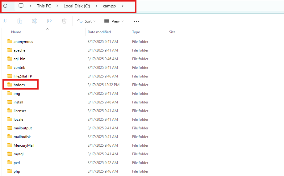 Image: Locate the folder where WordPress is installed Image: Locate the folder where WordPress is installed