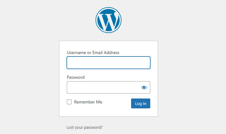 Image: Access the WordPress Dashboard Image: Access the WordPress Dashboard