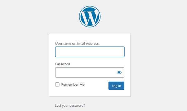 Image: Access the WordPress Dashboard Image: Access the WordPress Dashboard
