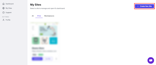 create new ecommerce site