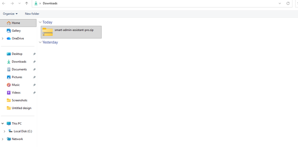 Smart Admin Assistant plugin ZIP file Smart Admin Assistant plugin ZIP file
