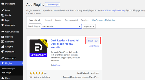 When you find it, click Install Now.