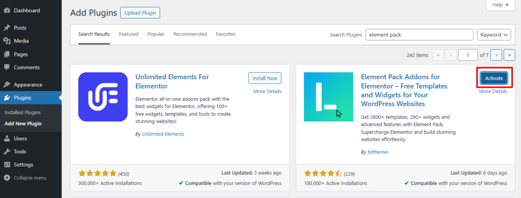 Activating Free WordPress Plugin on a website Activating Free WordPress Plugin on a website