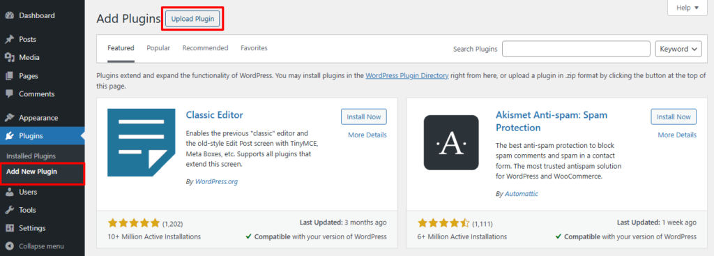 Uploading Free WordPress Plugin Uploading Free WordPress Plugin
