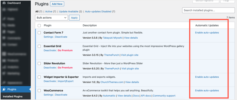 Enabling Auto Updates for Plugins in WordPress Enabling Auto Updates for Plugins in WordPress