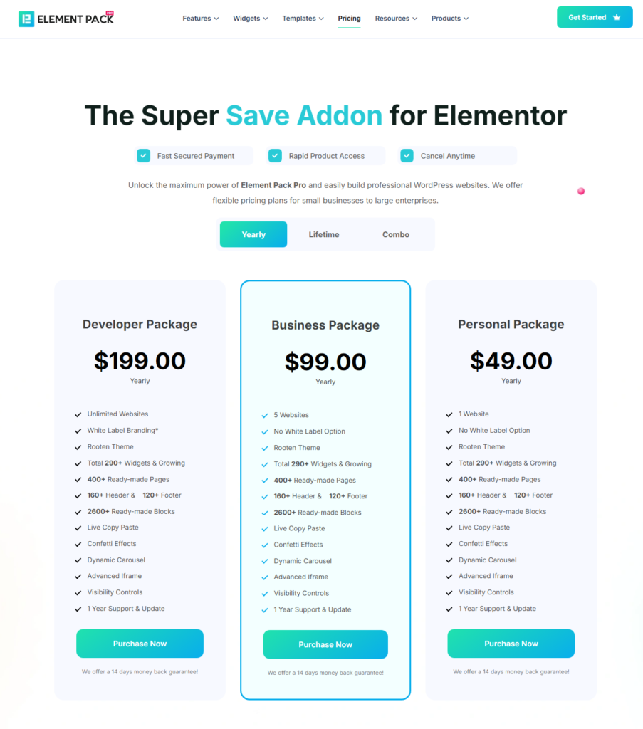 Element Pack Pro - Premium plugin pricing Element Pack Pro - Premium plugin pricing