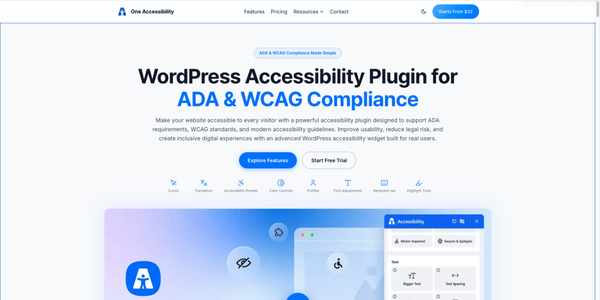 Website accessible - One Accessibility for WPBakery website Website accessible - One Accessibility for WPBakery website