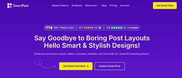 SmartPost - Best WordPress Block Plugin SmartPost - Best WordPress Block Plugin