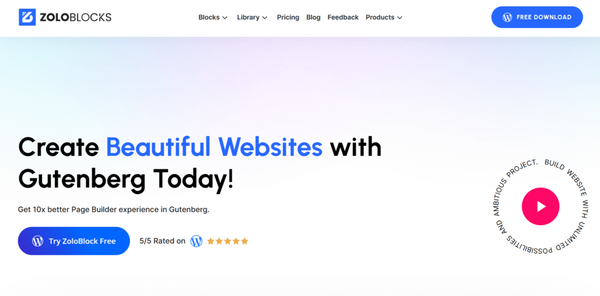 ZoloBlocks - Popular WordPress Block Editor Plugin ZoloBlocks - Popular WordPress Block Editor Plugin