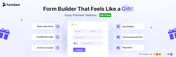 FormGent is a powerful Gutenberg block builder FormGent is a powerful Gutenberg block builder