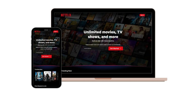 Netflix: Simple Hero Section Netflix: Simple Hero Section